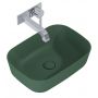 Elita Reni umywalka 45,5x32,5 cm prostokątna nablatowa forest green matt RE040460037010 zdj.4