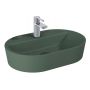 Elita Babette umywalka 62x41,2 cm owalna nablatowa zielona 146043 zdj.3