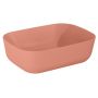 Elita Reni umywalka 45,5x32,5 cm prostokątna nablatowa terra pink matt RE040460036600 zdj.1