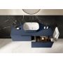 Elita Reni umywalka 45,5x32,5 cm prostokątna nablatowa navy blue mat RE040460896170 zdj.10