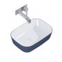 Elita Reni umywalka 45,5x32,5 cm prostokątna nablatowa navy blue mat RE040460896170 zdj.4