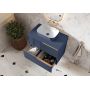 Elita Reni umywalka 45,5x32,5 cm prostokątna nablatowa navy blue mat RE040460896170 zdj.9