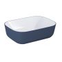 Elita Reni umywalka 45,5x32,5 cm prostokątna nablatowa navy blue mat RE040460896170 zdj.1