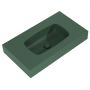 Elita Dimple umywalka 80,6x46 cm prostokątna ścienna forest green matt RE040800027010 zdj.1