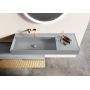 Elita Level umywalka 100,5x45,5 cm prostokątna ścienna lewa stone matt RE041461187040 zdj.1
