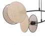 Emibig Motif lampa wisząca 4x10 W czarna-piaskowa 1328/4 zdj.6