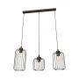 Emibig Vander lampa wisząca 3x15 W czarna 1365/3 zdj.1