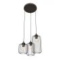 Emibig Vander lampa wisząca 3x15 W czarna 1365/3PREM zdj.1