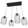 Emibig Vander lampa wisząca 4x15 W czarna 1365/4 zdj.3