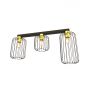 Emibig Barn lampa podsufitowa 3x15 W czarna-złota 1366/3 zdj.1