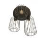 Emibig Barn lampa podsufitowa 3x15 W czarna 1367/3PREM zdj.1