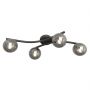 Emibig Opus lampa podsufitowa 4x10 W czarna-grafitowa 1391/4 zdj.1