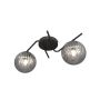 Emibig Vespa lampa podsufitowa 2x10 W czarna-grafitowa 1396/2 zdj.1