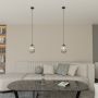 Emibig Verdi lampa wisząca 1x15 W czarna-grafitowa 1434/1 zdj.1