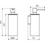 Excellent Fido dozownik do mydła 395 ml biały mat DOEX.1405WH zdj.2