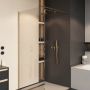 Excellent Vidoq ścianka prysznicowa walk-in 120 cm złoty szczotkowany/szkło przezroczyste KAEX.1506.1200.LP.GB zdj.4