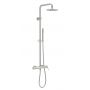 Excellent Pi zestaw prysznicowy ścienny z deszczownicą nikiel szczotkowany AREX.1281NB zdj.1