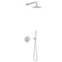 Excellent Pi zestaw prysznicowy podtynkowy z deszczownicą nikiel szczotkowany AREX.SET.1245NB zdj.1