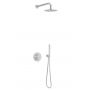 Excellent Pi zestaw prysznicowy podtynkowy z deszczownicą nikiel szczotkowany AREX.SET.1247NB zdj.1