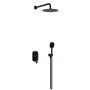 Excellent Clever 2.0 zestaw prysznicowy podtynkowy z deszczownicą czarny AREX.SET4145BS zdj.1
