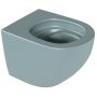 Excellent Luqa miska WC wisząca bez kołnierza spłukiwanie wirowe mint blue mat CEAC.6403.480.MBM zdj.1