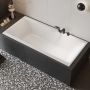 Excellent Pryzmat 2.0 wanna prostokątna Slim 160x75 cm biały połysk WAEX.PRY2.16WHS zdj.4
