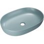 Excellent Jima umywalka 61,5x41,5 cm owalna nablatowa mint blue mat CEAC.2001.615.MBM zdj.1