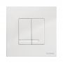 Schwab Arte Duo przycisk spłukujący do WC tworzywo biały 4060415601 zdj.1