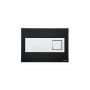Schwab Caro przycisk spłukujący do WC szkło czarne/metal 4810 zdj.1