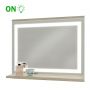 Domtech LED_in lustro łazienkowe 60x50 cm z oświetleniem dąb sonoma LEDin.50x60.1P.DAB zdj.4