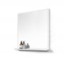 Domtech Basic lustro łazienkowe 70x60 cm z półką biały LU_60X70_B_1P zdj.1