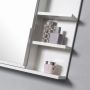 Domtech Basic szafka łazienkowa 60x50 cm lustrzana prawa biała Q2-RJEC-RJDV zdj.3