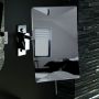 Geesa Mirror lusterko kosmetyczne 15x22,5 cm prostokątne chrom 911083 zdj.5