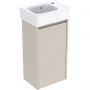 Geberit Selnova Square umywalka z szafką 36 cm biały połysk/piaskowoszary 504.130.DB.1 zdj.1