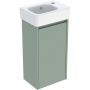 Geberit Selnova Square umywalka z szafką 36 cm biały połysk/szałwiowozielony 504.130.IK.1 zdj.1