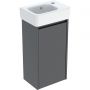 Geberit Selnova Square umywalka z szafką 36 cm lava 504.130.JK.1 zdj.1