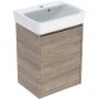 Geberit Selnova Square umywalka z szafką 50 cm orzech 504.130.JR.1 zdj.1