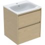 Geberit Selnova Square umywalka z szafką 55 cm dąb 504.137.PS.1 zdj.1