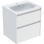 Geberit Selnova Square umywalka z szafką 60 cm białą 504.138.00.1 zdj.1