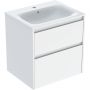 Geberit Selnova Square umywalka z szafką 60 cm białą 504.138.01.1 zdj.1