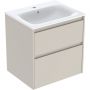 Geberit Selnova Square umywalka z szafką 60 cm piaskowoszary 504.138.DB.1 zdj.1