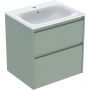 Geberit Selnova Square umywalka z szafką 60 cm szałwiowozielony 504.138.IK.1 zdj.1