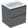Geberit Selnova Square umywalka z szafką 60 cm lava 504.138.JK.1 zdj.1