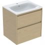 Geberit Selnova Square umywalka z szafką 60 cm dąb 504.138.PS.1 zdj.1