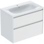 Geberit Selnova Square umywalka z szafką 80 cm białą 504.139.00.1 zdj.1
