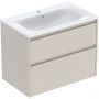 Geberit Selnova Square umywalka z szafką 80 cm piaskowoszary 504.139.DB.1 zdj.1