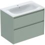 Geberit Selnova Square umywalka z szafką 80 cm szałwiowozielony 504.139.IK.1 zdj.1