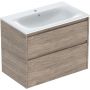 Geberit Selnova Square umywalka z szafką 80 cm orzech 504.139.JR.1 zdj.1