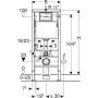 Geberit Duofix Basic stelaż podtynkowy do WC 111.170.00.1 zdj.2