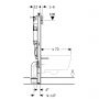 Geberit Acanto miska WC z deską wolnoopadającą stelażem wspornikami i uszczelka wygłuszającą biały (502774008, 111320006, 111815001, 156050001) zdj.13